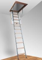 Фото Лестница чердачная металлическая ASTARK 100x70x280 в интернет-магазине napolke.by