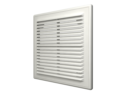 Фото Решетка вентиляционная вытяжная 210x210 с рамкой, разъемная в интернет-магазине napolke.by