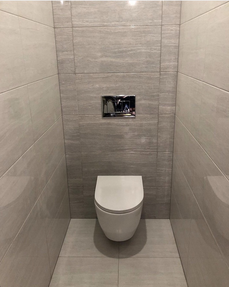 Евроформат ЕТР 60-60 в туалете над инсталляцией