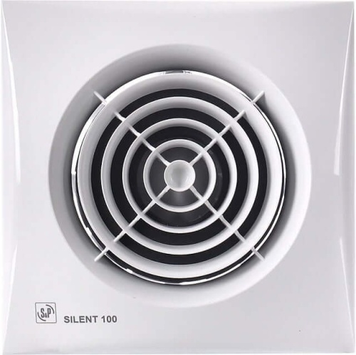 Фото Вентилятор вытяжной Soler&Palau Silent-100 CHZ (Датчик влажности + таймер) в интернет-магазине napolke.by
