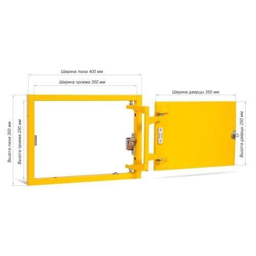 Фото Люк под плитку Формат КН 40-30 в интернет-магазине napolke.by