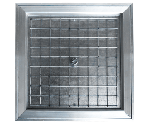 Фото Напольный люк со съемной крышкой Комфорт 40x40 в интернет-магазине napolke.by