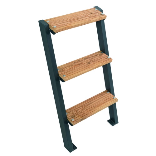 Фото Лестница в подвал (ступени из лиственницы) в интернет-магазине napolke.by