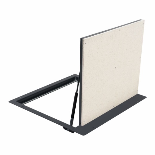 Фото Люк напольный с амортизаторами Погребок Герметичный 65х65 в интернет-магазине napolke.by