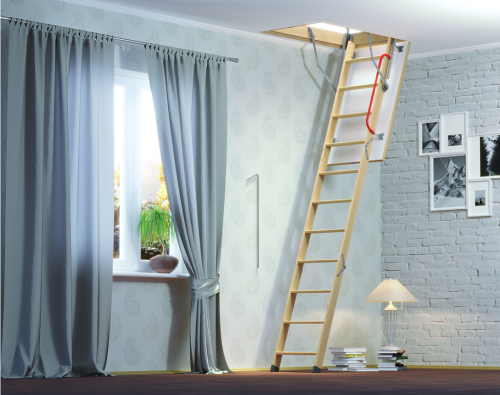 Фото Чердачная лестница Docke Premium Termo 70x120x280 в интернет-магазине napolke.by