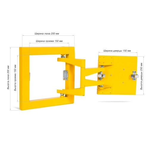 Фото Люк под плитку Формат КН 20-20 в интернет-магазине napolke.by