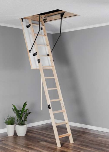 Фото Деревянная чердачная лестница Oman Termo 70x110x280 в интернет-магазине napolke.by