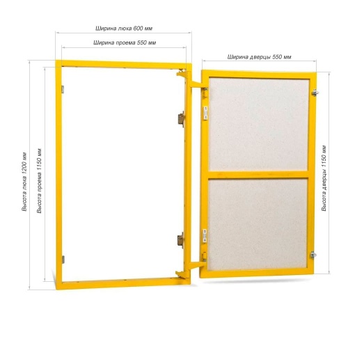 Фото Люк под плитку Формат КН 60-120 в интернет-магазине napolke.by