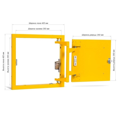 Фото Люк под плитку Формат КН 40-40 в интернет-магазине napolke.by