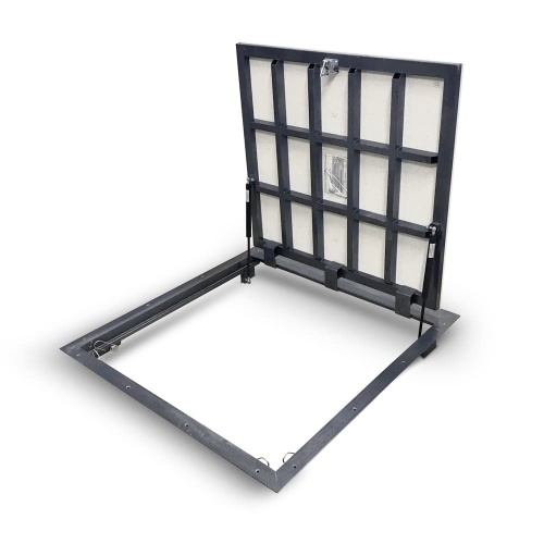 Фото Напольный люк с газовыми амортизаторами Портал 90-90 в интернет-магазине napolke.by