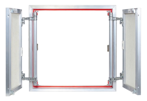 Фото Люк под плитку  2-ух дверный Евроформат ЕТР 66-84 в интернет-магазине napolke.by