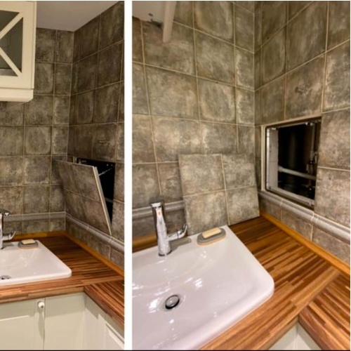 Фото Люк под плитку со съемной дверцей Астра 40х20 в интернет-магазине napolke.by