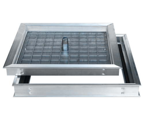 Фото Напольный люк со съемной крышкой Комфорт 40x40 в интернет-магазине napolke.by