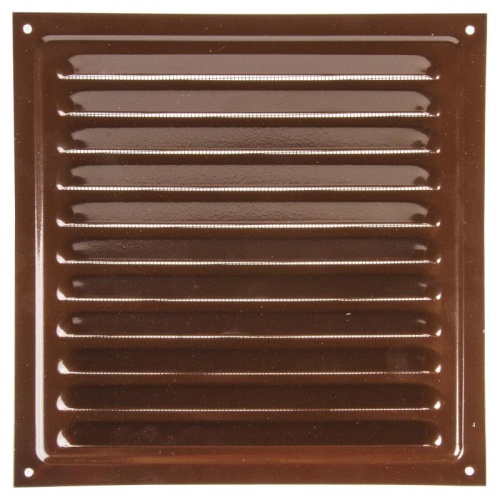 Фото Решетка металлическая 150х150 коричневая в интернет-магазине napolke.by